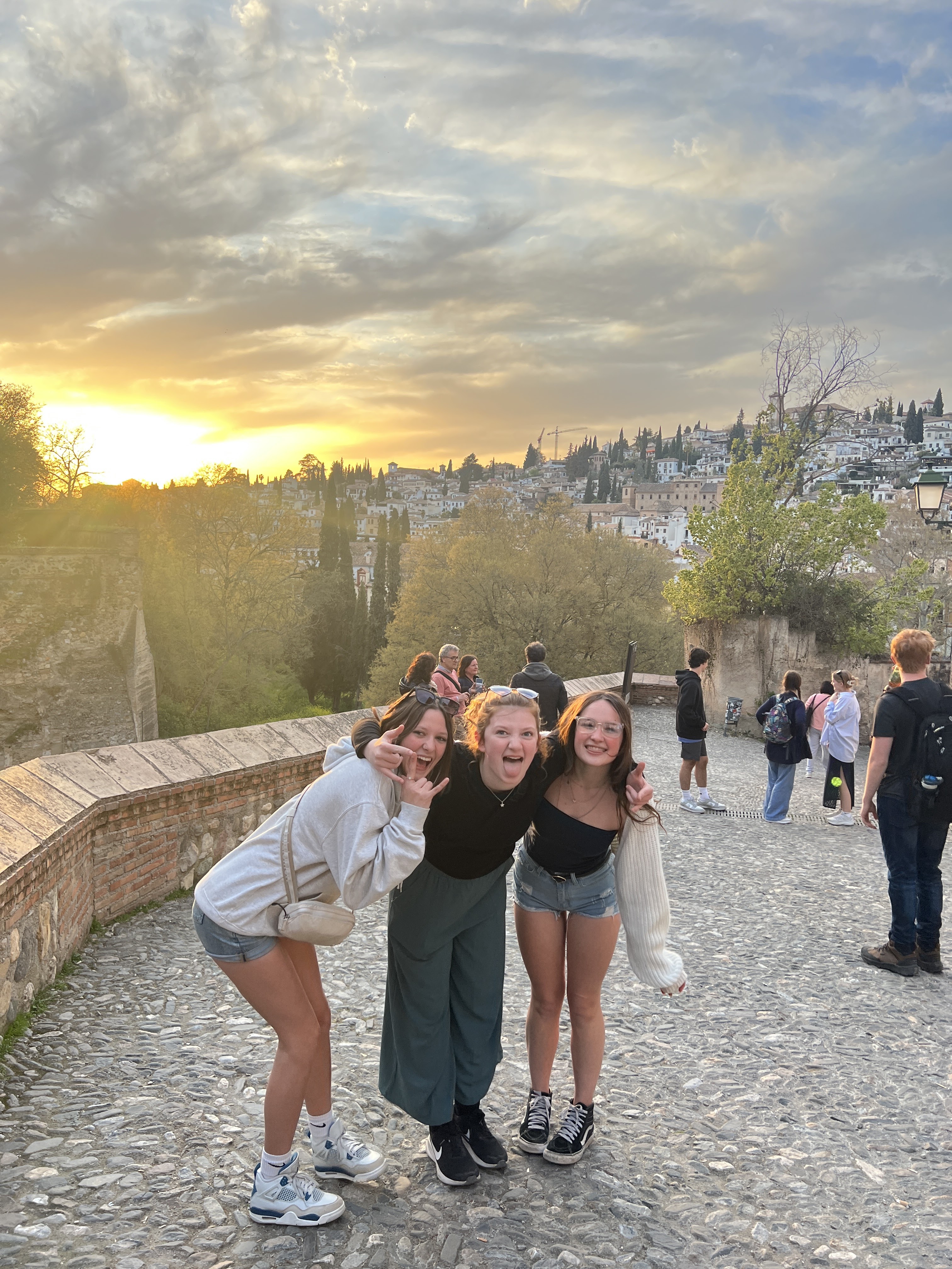 Students on a Live N Learn Spain trip