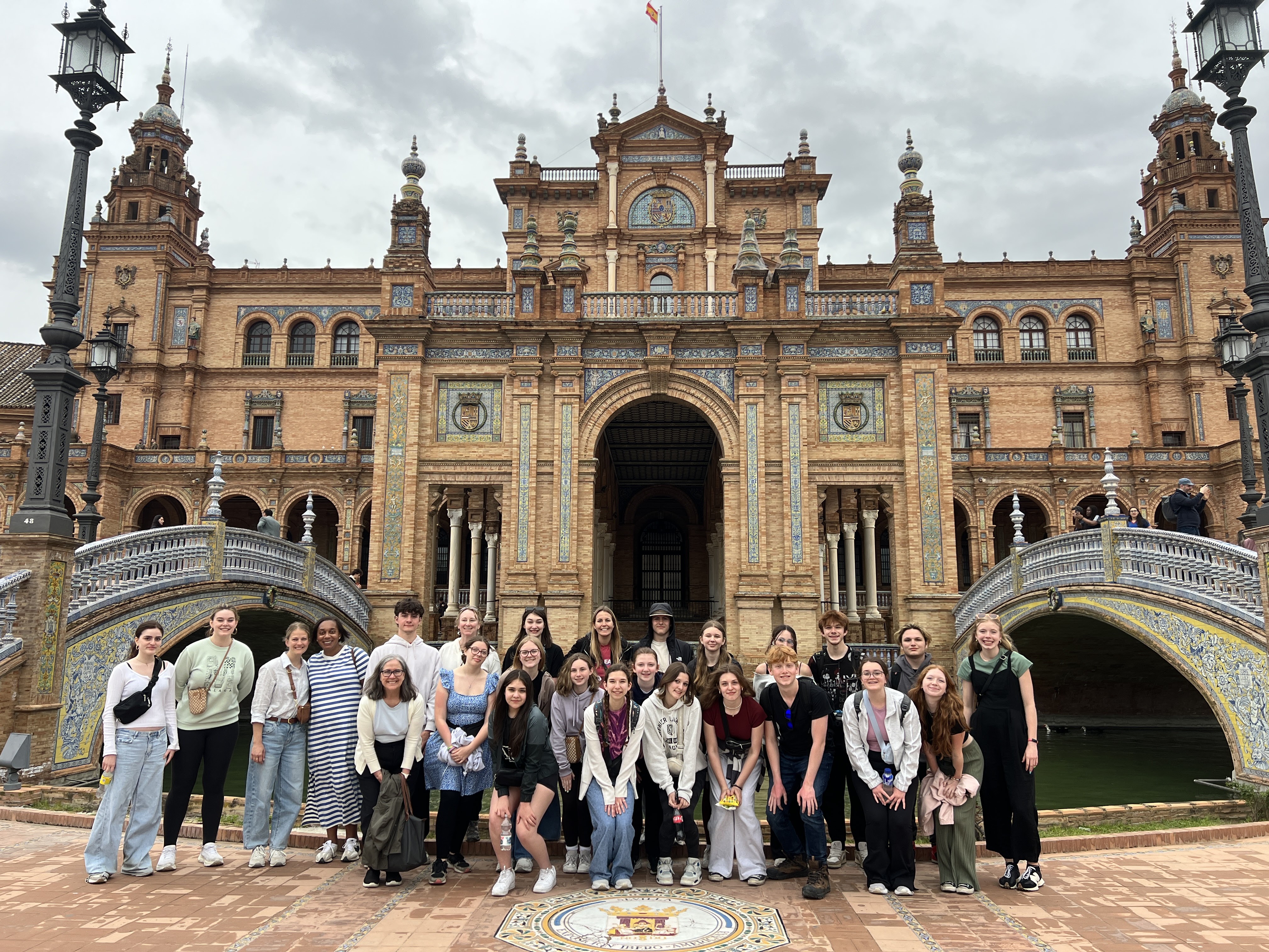 Plaza de España architecture in Seville