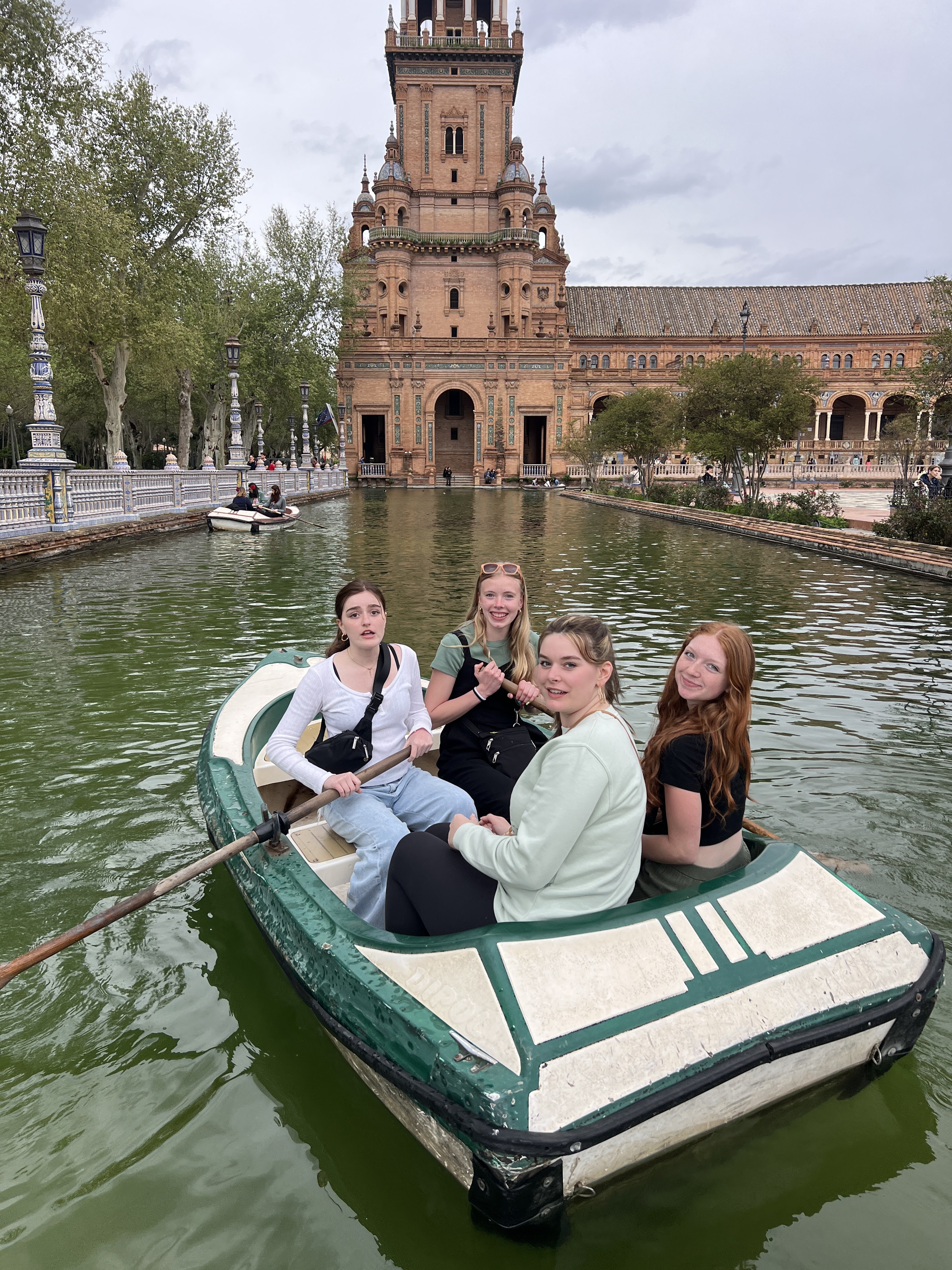 Students enjoying Spanish culture