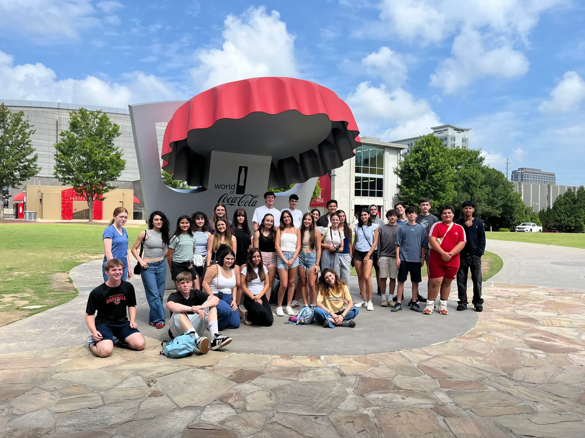 Students at the World of Coca-Cola in Atlanta